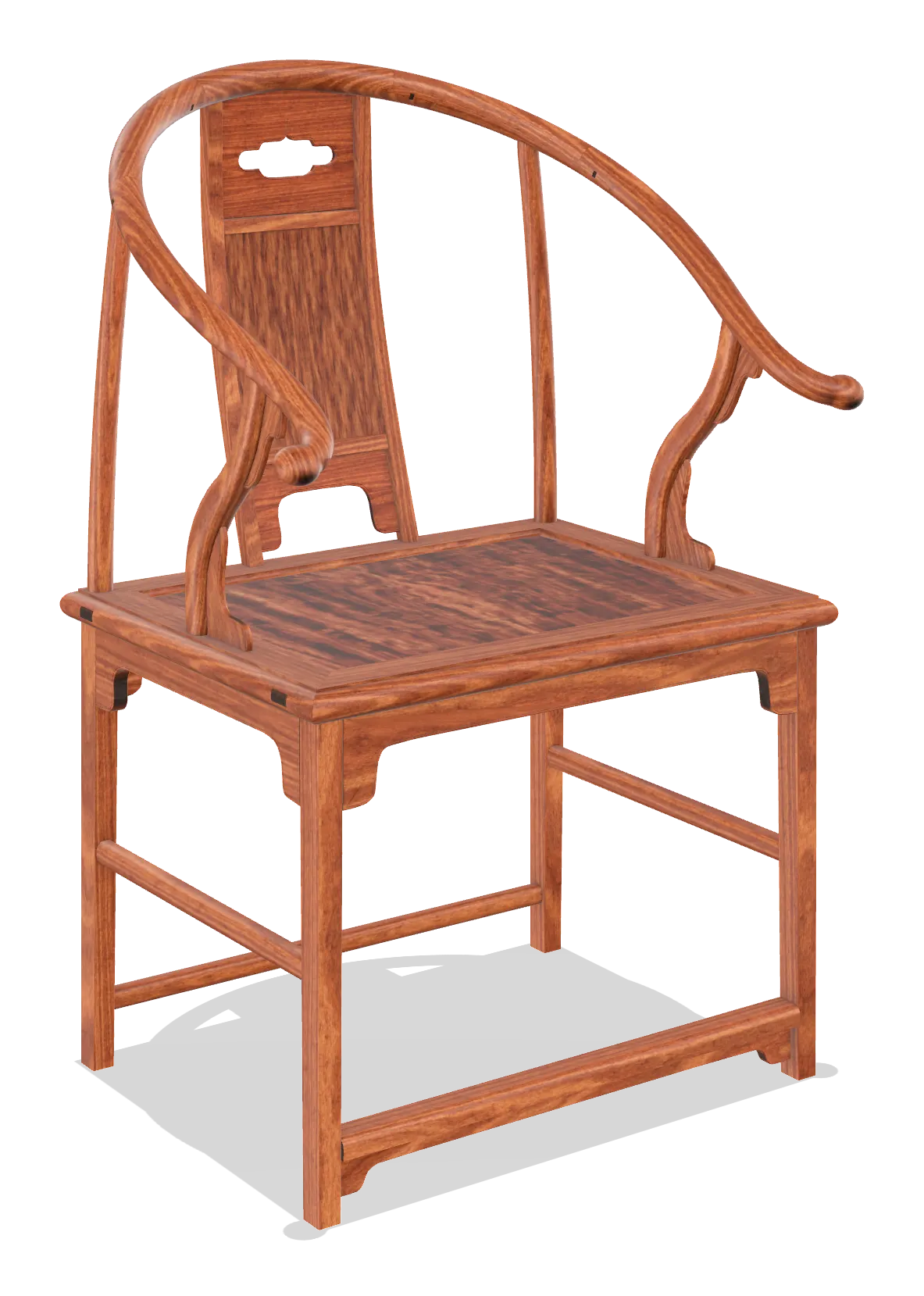 The model in bubinga, to stand in your room at full size and take apart